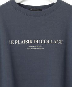 23区 S 【洗える】ライトコットンテリー ワイドスリーブ ロゴ カットソー