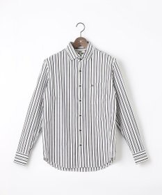 JOSEPH ABBOUD 【ストレッチで快適な着心地・イージーケア】ランダムストライプ ジャージー シャツ