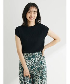 Green Parks ・Ｐｅｔｉｔ　Ｆｌｅｕｒ　フレンチスリーブリブニット