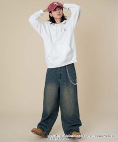 WEGO 【ユニセックス着用ITEM/裏起毛】HOTSTUFFグラフィックプルオーバー