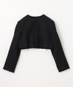 NAVE 【Nave】ストライプツィード クロップドジャケット