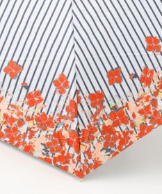 自由区 【UVカット・晴雨兼用】オルタンシアプリント 折りたたみ傘