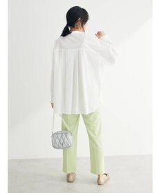 Green Parks カラミバンドカラーシャツ