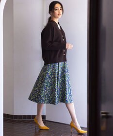 組曲 【23AW】フラワープリント ドラマティック スカート