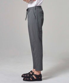JOSEPH HOMME 【WEB・一部店舗限定】 エアーグリットサッカーストレッチ　ドロスト付テーパードパンツ / PEGG CONVERTIBLE