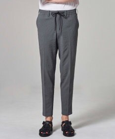 JOSEPH HOMME 【WEB・一部店舗限定】 エアーグリットサッカーストレッチ　ドロスト付テーパードパンツ / PEGG CONVERTIBLE
