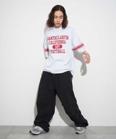 WEGO 【ユニセックス着用ITEM/手洗い可/MLサイズ】フットボールBIG　T（S）