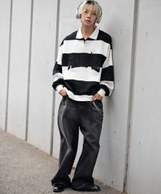 WEGO 【ユニセックス着用ITEM】カレッジロゴラガースウェット