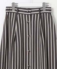 自由区 L ビスコースナイロンドビーストライプ スカート
