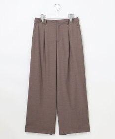 J.PRESS LADIES L 【洗える】T/Rウォッシャブルギャバ ワイド パンツ