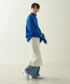 AMERICAN HOLIC ブラッシュヤーンタートルネックニットプルオーバー