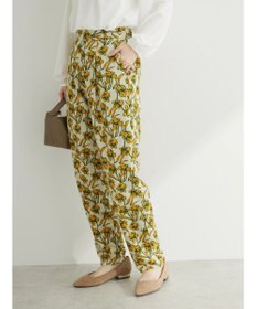 Green Parks Ｂ．レーヨン混プリントパンツ