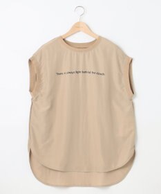 SHARE PARK LADIES ライトタッチ裾テールロゴTシャツ