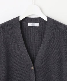 J.PRESS LADIES 【洗える】SEMI WORSTED カーディガン