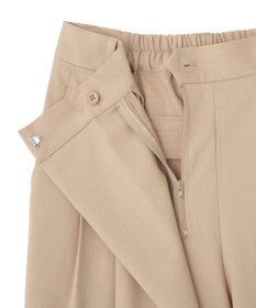 Green Parks アシメウエストタックパンツ