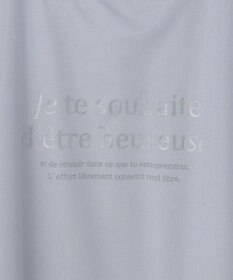 ANY SIS 【洗える】シアーチュールロゴ Tシャツ