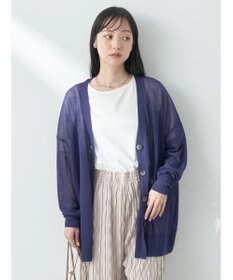 earth music&ecology シアーＢＩＧカーディガン