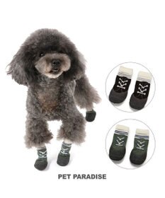 PET PARADISE ペットパラダイス フィットシューズ 【３Ｓ】 グリーン ブラウン
