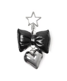 WEGO クッションリボンハートキーホルダー