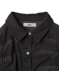 WEGO ドロストデニムショートシャツ