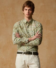 JOSEPH ABBOUD リバティプリント シャツ
