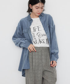 AMERICAN HOLIC Ｗポケットコーデュロイシャツ