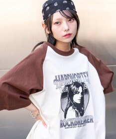 WEGO 【ユニセックス着用ITEM】ラグラングラフィックBIG　T（SS）