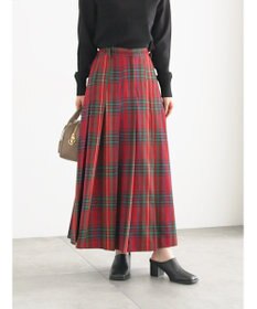 Te chichi チェックアソートロングプリーツスカート