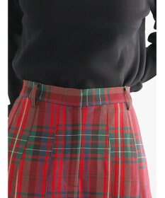 Te chichi チェックアソートロングプリーツスカート