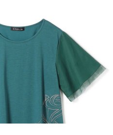 Chacott フラワープリントワンピースTシャツ