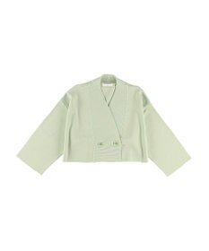 Green Parks ショート丈ミラノリブカーディガン