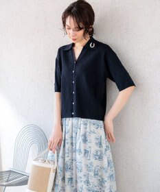 組曲 L 【先行予約・WEB限定】ポップコーンアーガイルスキッパー ニット