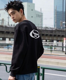 WEGO 【ユニセックス着用ITEM/裏起毛/SMLサイズ展開】リラックスフィットゲームロゴプルオーバー