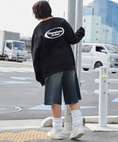 WEGO 【ユニセックス着用ITEM/裏起毛/SMLサイズ展開】リラックスフィットゲームロゴプルオーバー