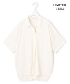 ICB 【WEB限定・洗える】シアートリコット スキッパーカットソー