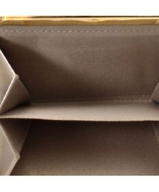 UNBILLION ペルケ perche ジェムストーンヒネリかぶせ三つ折りミニ財布