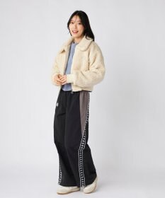 OP／FILA 【Kappa】ショート丈 ドロップショルダーボアジャケット