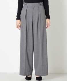 NAVE 【ReNAVE】ウォッシャブルツイル ワイドタックパンツ