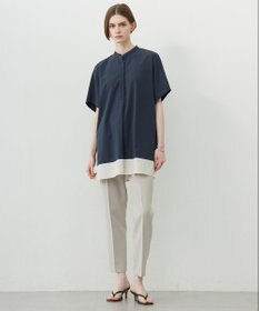 ICB L 【新色追加・WEB限定カラーあり・接触冷感・UVケア・速乾・防シワ・洗える】 FluidBackSatin  ドロストパンツ