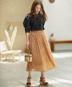 組曲 L 【接触冷感】コンビネーションポンチデザイン カットソー