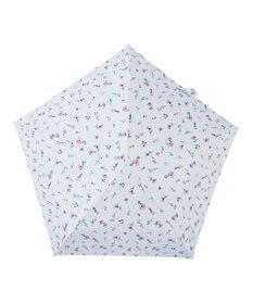 MOONBAT estaa 晴雨兼用 自動開閉傘 超軽量 ストライプフラワー 日傘 遮光 遮熱 UV