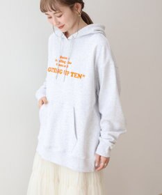 AMERICAN HOLIC フロッキーロゴプリント裏毛パーカー