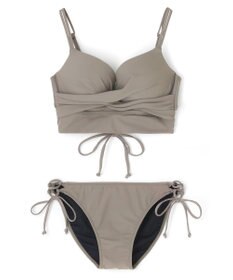San-ai Resort（三愛水着楽園） 【WEB限定商品】【UPF50＋】ワコール共同開発ノンワイヤーなのにぷっくり美胸を作る【ダブルアップ】　ノンワイヤービスチェビキニ M1 M2 L1　　【San-ai Resort（サンアイリゾート）】
