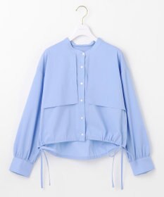 ANY SIS L 【UVカット・接触冷感・速乾】クロップトヨークハオリ シャツ