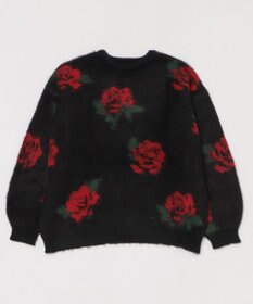 WEGO 【2025年秋冬新作】シャギーパターンニットBIGプルオーバー