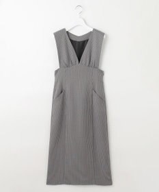 Feroux 【洗える】美シルエット ジャンパースカート