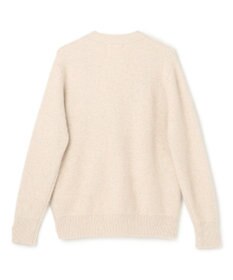 BEIGE， AMARILLO / スパンコールフォックスニットカーディガン