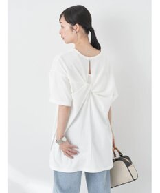 earth music&ecology バックスリットねじりチュニックＴ