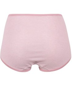 Wing ショーツ 綿混(身生地部) ここちよいフィット感 ムレにくい(身生地部) 【デイリーフィット 綿混ボーダー】 はきこみ丈ふかめ EC3650 ウイング／ワコール