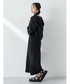 earth music&ecology シアーフードブルゾン